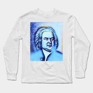 Johann Sebastian Bach Portrait | Johann Sebastian Bach Artwork | Johann Sebastian Bach Painting 13 Long Sleeve T-Shirt